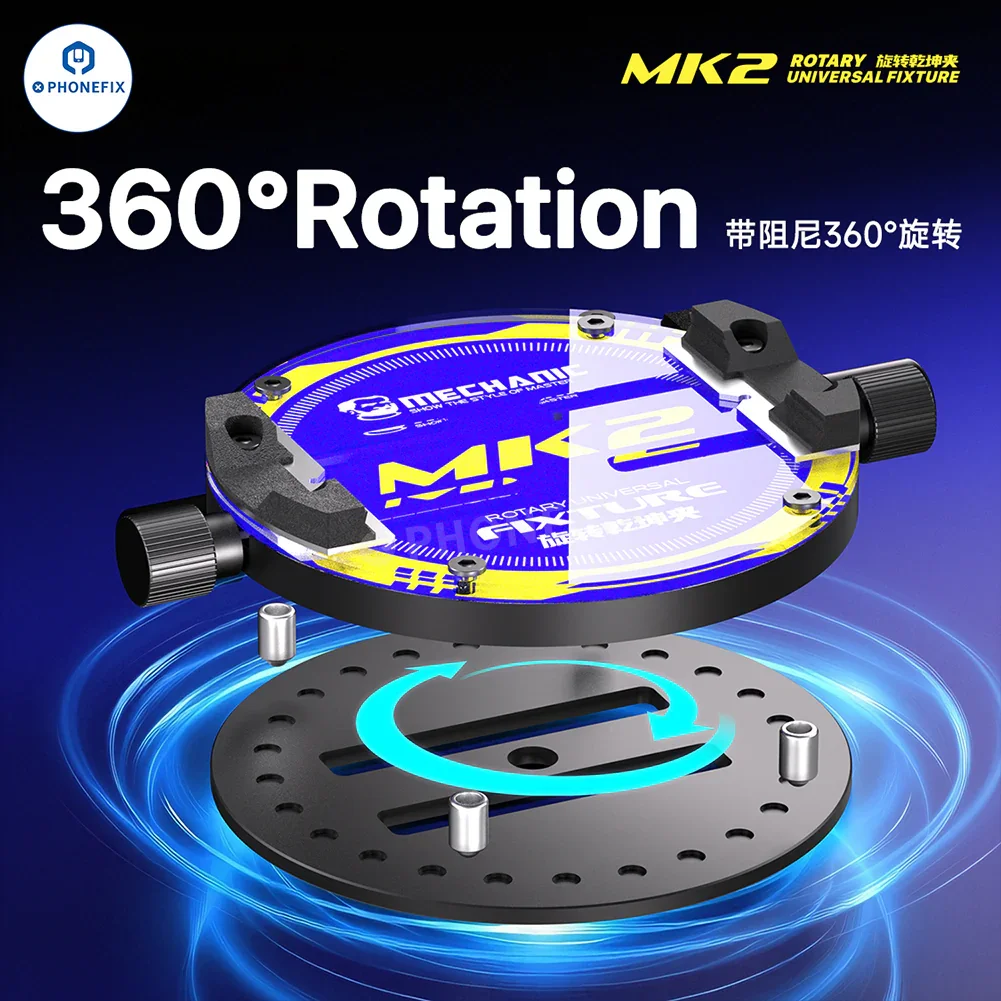 MECHANIC MK2 Rotary Universal Glass Fixture for Phone PCB IC Repair - Image 2