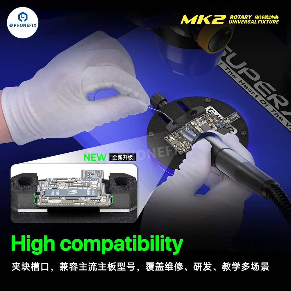MECHANIC MK2 Rotary Universal Glass Fixture for Phone PCB IC Repair - Image 5