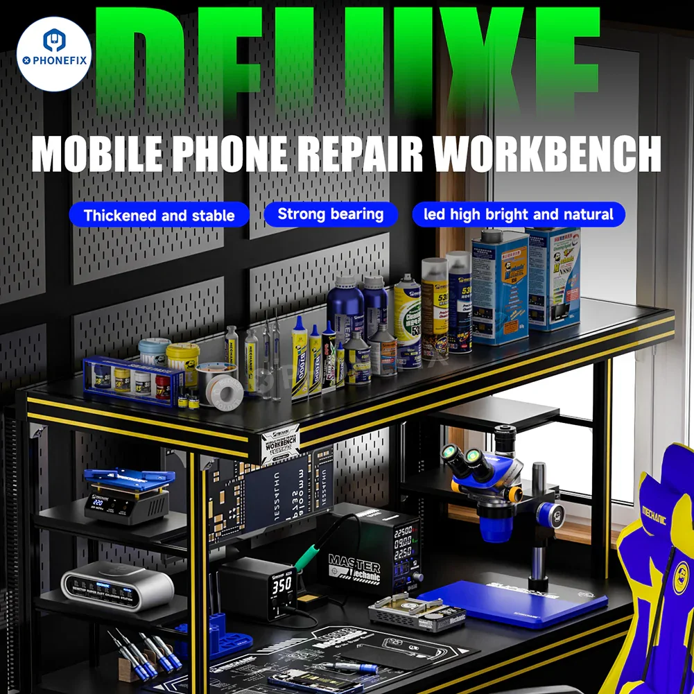 Mechanic Mobile Phone Repair Workbench With High Brightness LED Light - Image 2