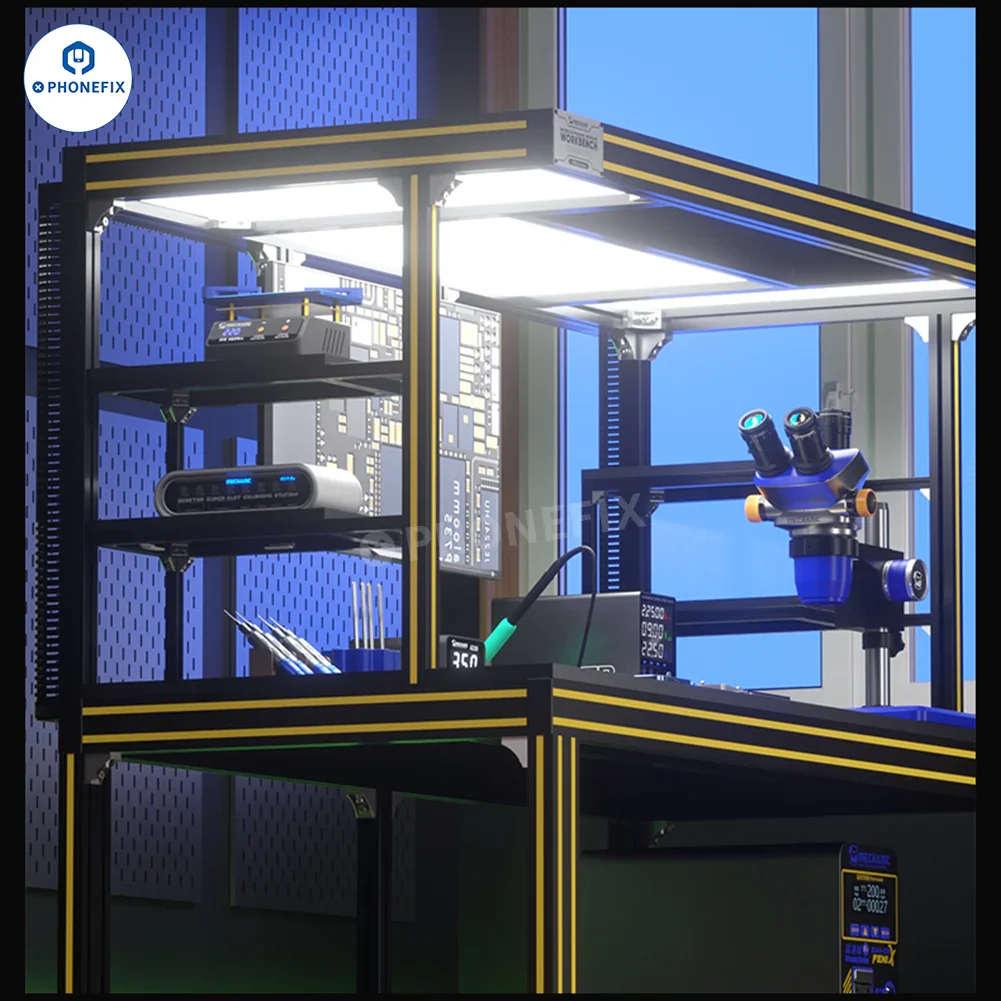 Mechanic Mobile Phone Repair Workbench With High Brightness LED Light - Image 3