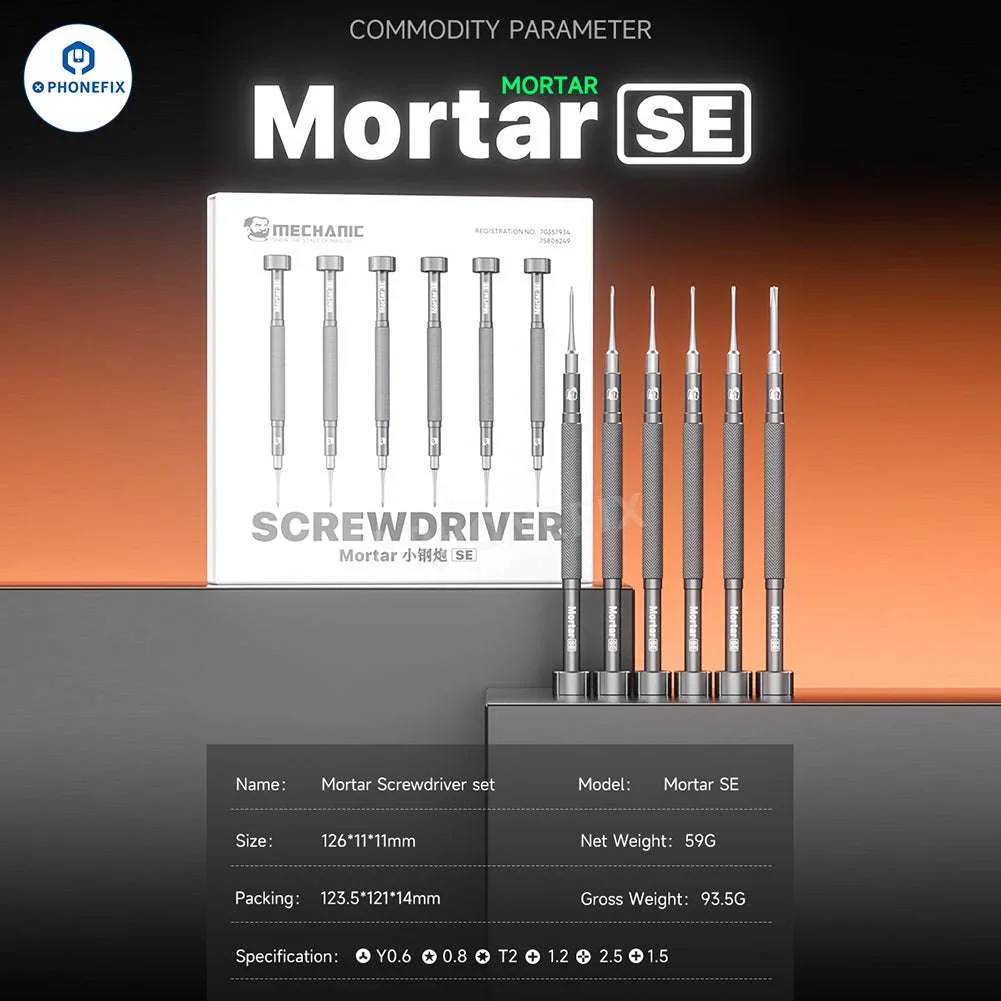 MECHANIC MORTAR SE Plus/Pro/Air/Max iShell 2D 3D Screwdriver Set - Image 14