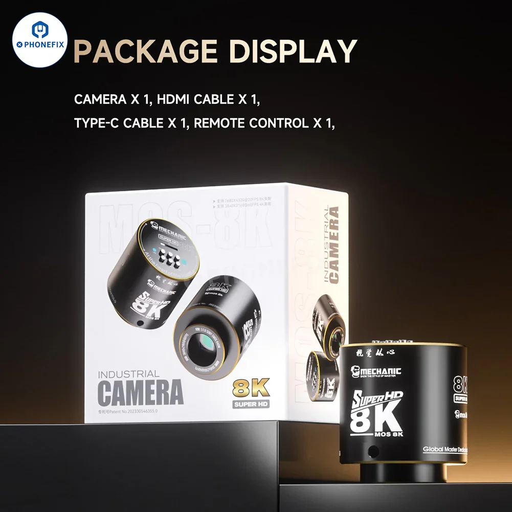 MECHANIC MOS-8K Microscope Camera 8K 4K HDMI USB Output - Image 10