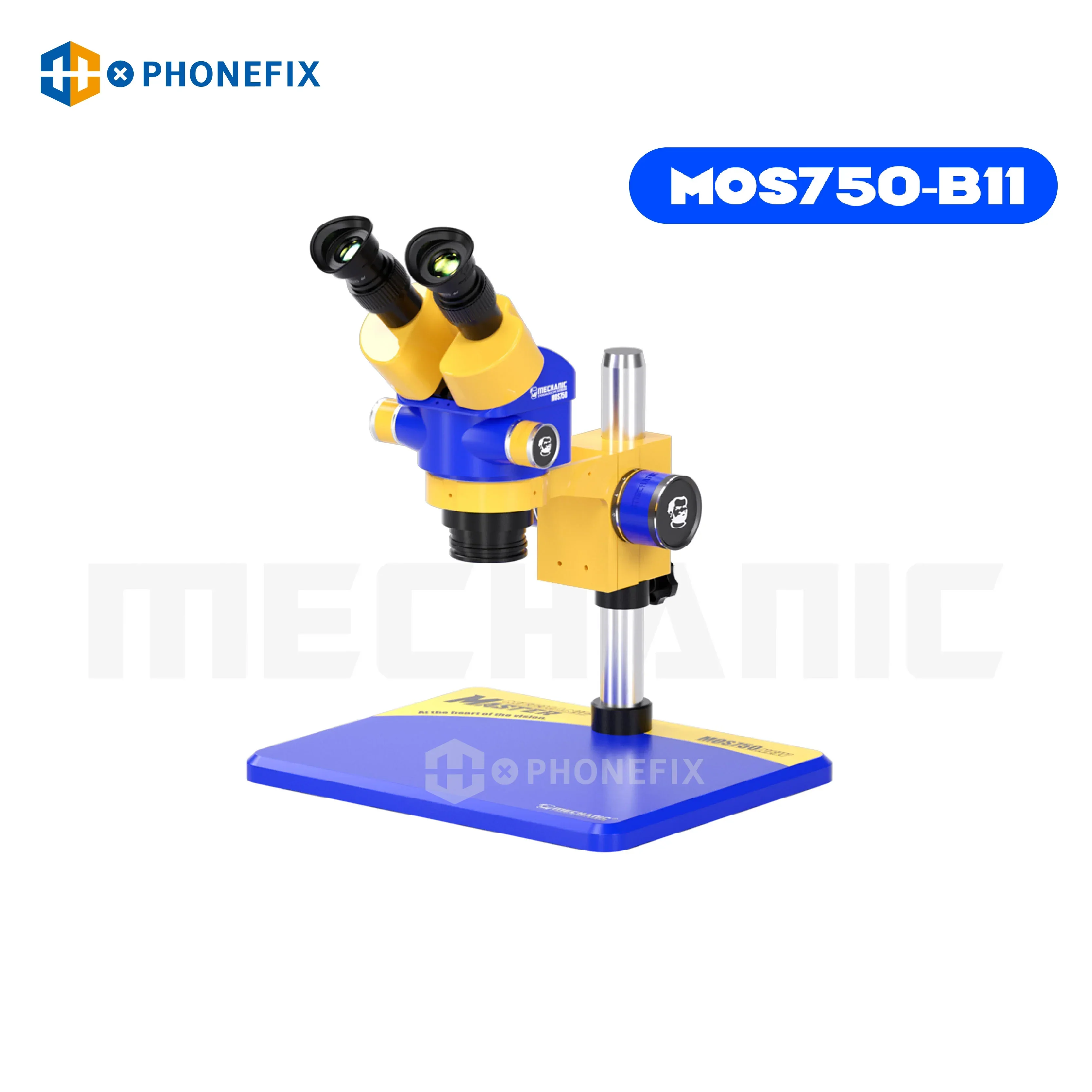 MECHANIC MOS760 MOS750 7X-60X Trinocular Stereo Microscope - Image 6