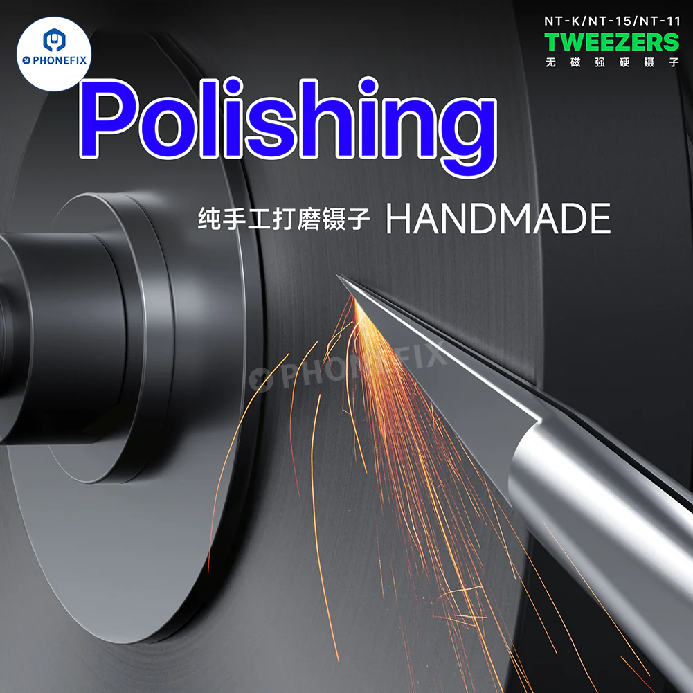 MECHANIC NT Non-Magnetic Ultra-Hard Tweezers for Phone Repair - Image 6