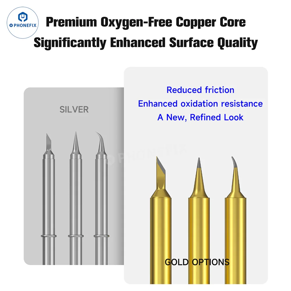 MECHANIC OT Series Soldering Iron Tips for T12 950 Rework Station - Image 4