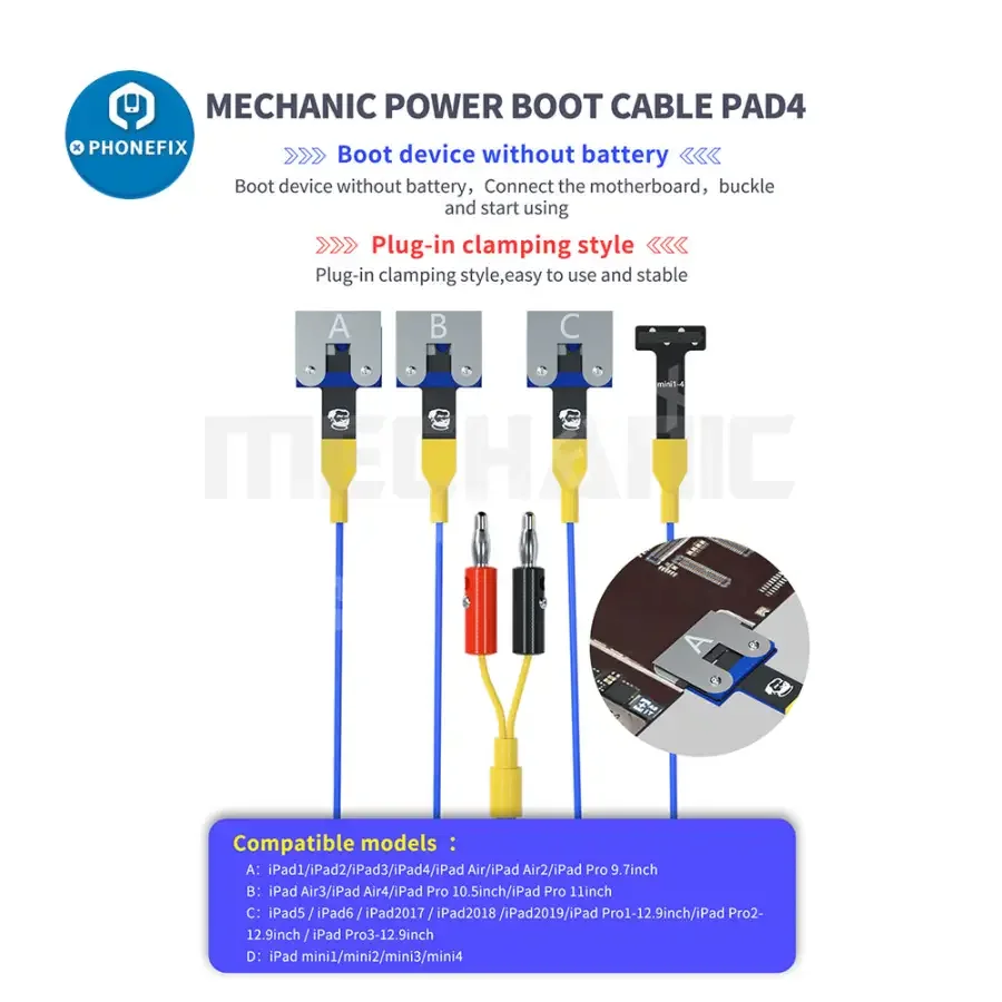 MECHANIC PAD4 Power Boot Cable For iPad 456 Mini 1234 iPad Pro - Image 11