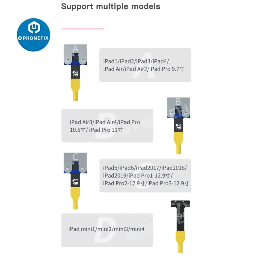 MECHANIC PAD4 Power Boot Cable For iPad 456 Mini 1234 iPad Pro - Image 9