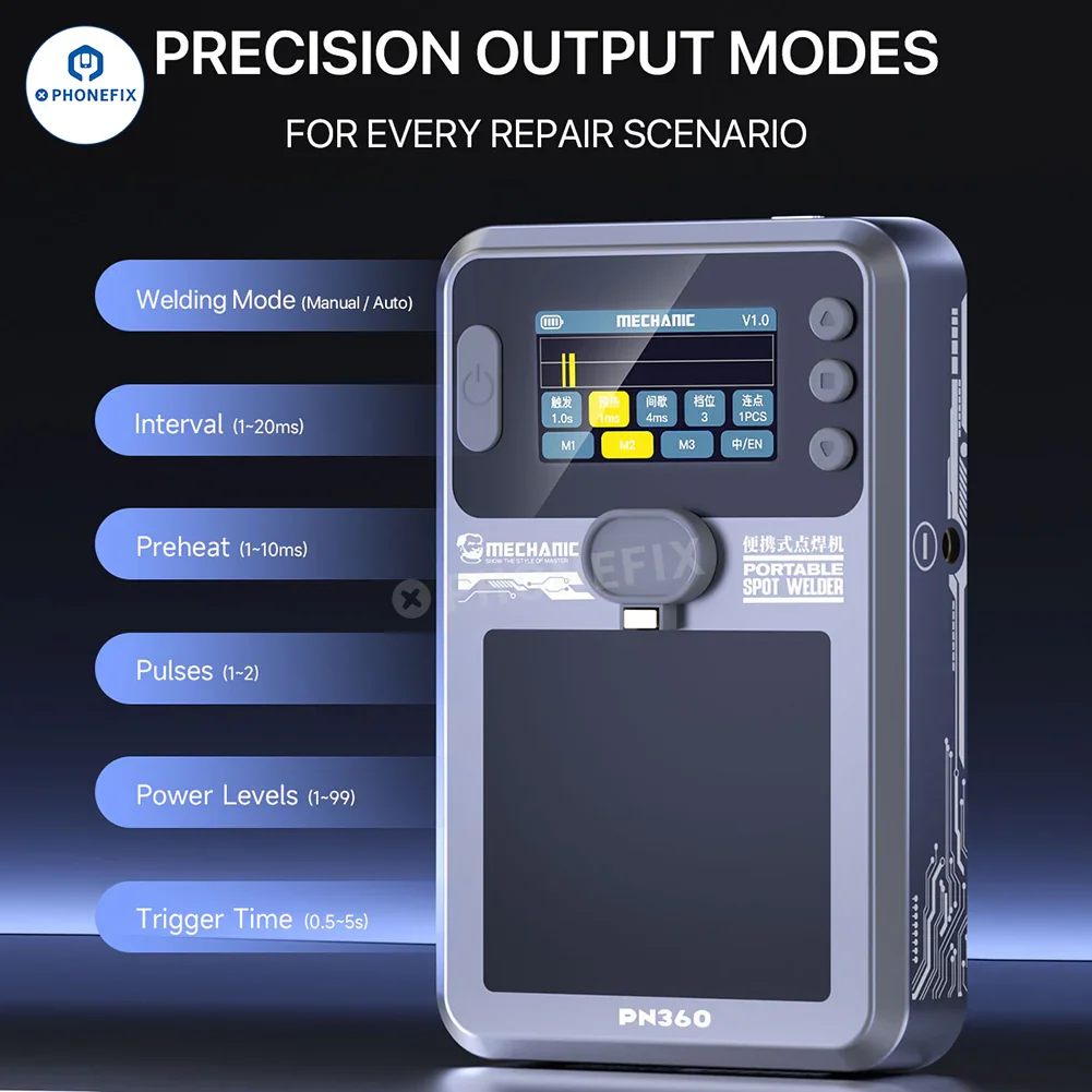 MECHANIC PN360 Spot Welder for Phone Battery Welding Repair - Image 4