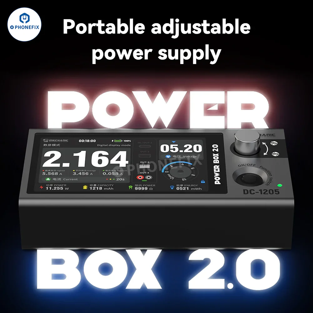MECHANIC POWER BOX 2.0 DC-1205 Portable 12V 5A Power Supply - Image 2