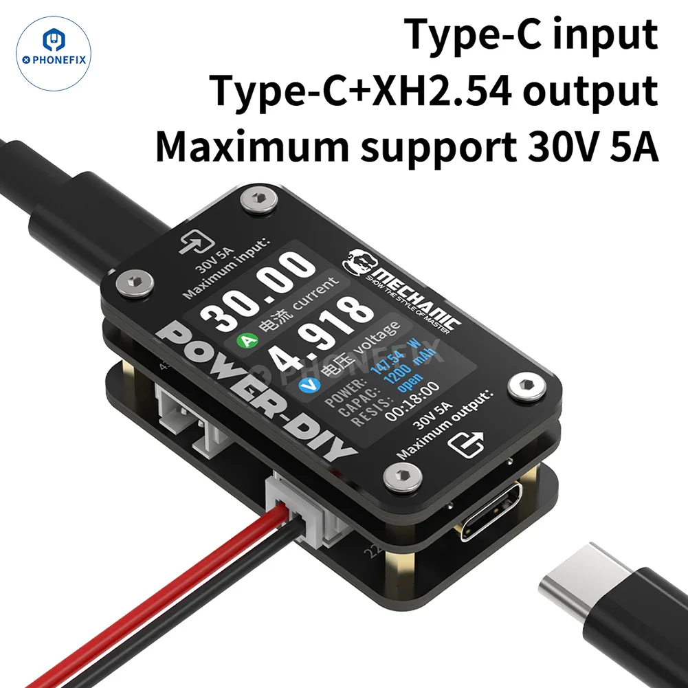 Mechanic POWER-DIY Digital Ammeter 30V 5A Votage Current Tester - Image 2