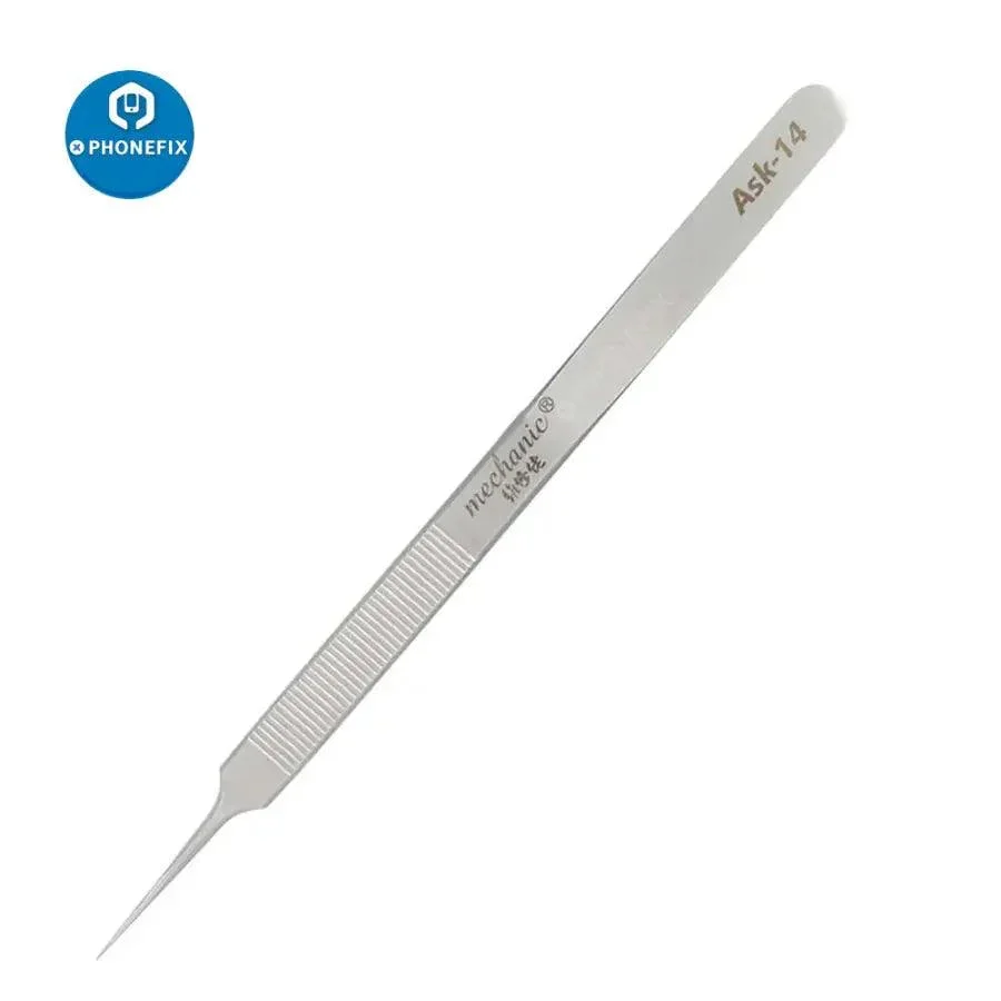 Mechanic Precision Stainless Steel Tweezers Phone Repair Tool - Image 4