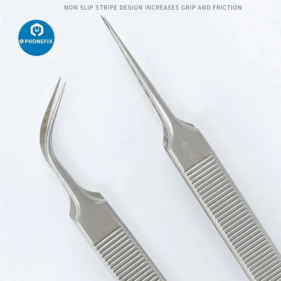 Mechanic Precision Stainless Steel Tweezers Phone Repair Tool - Image 6