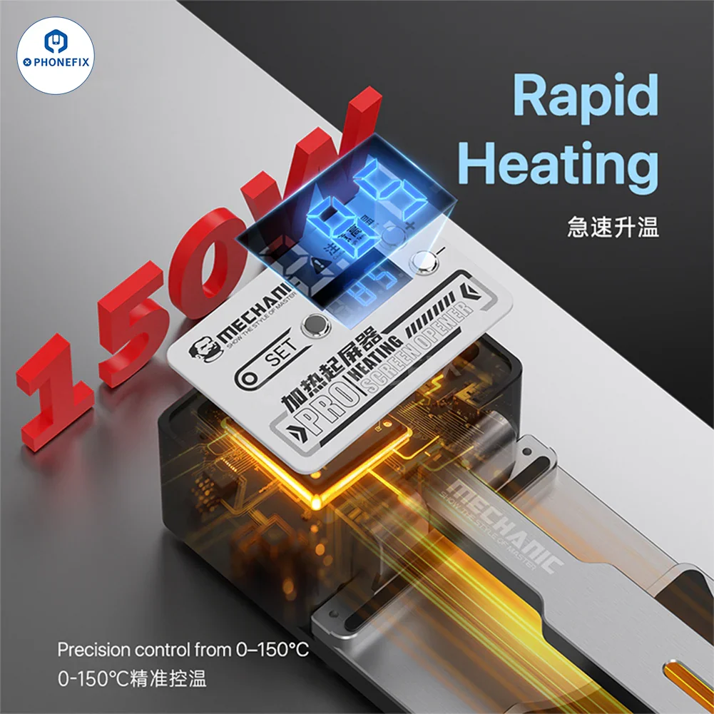 MECHANIC PRO Heating Screen Opener for Phone LCD Disassembly - Image 4