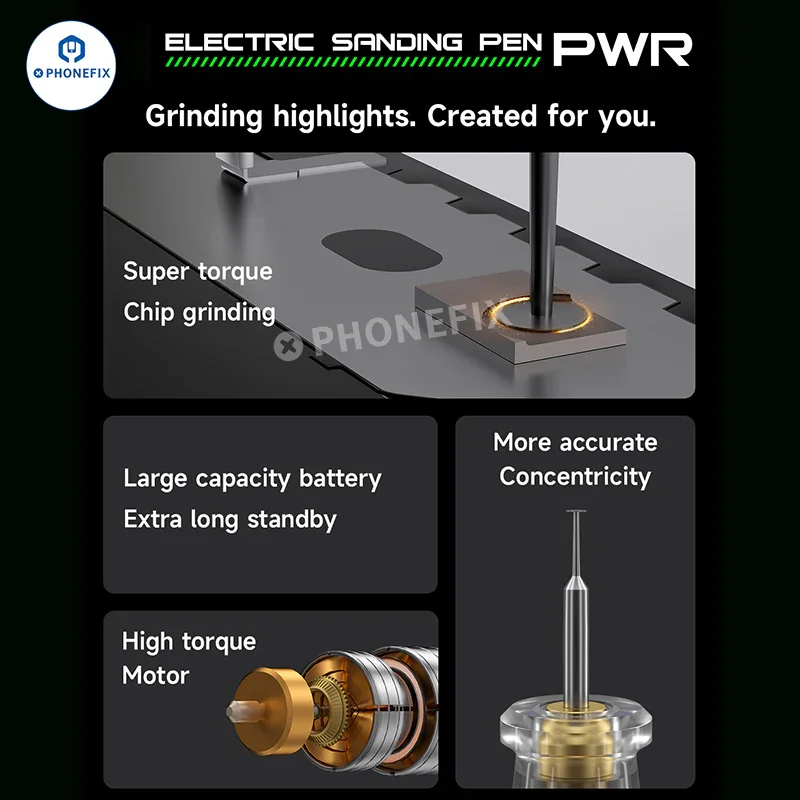 MECHANIC PWR Grinding Pen for Polishing Phone PCB CPU IC - Image 2
