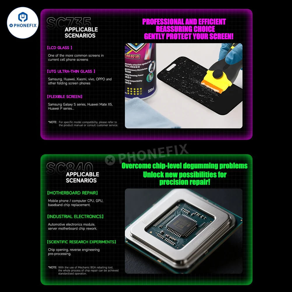 MECHANIC Quick-drying Electronic Cleaner Phone Frame Glue Remover - Image 3