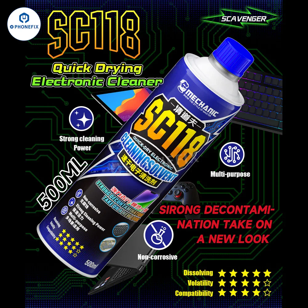 MECHANIC Quick-drying Electronic Cleaner Phone Frame Glue Remover - Image 5