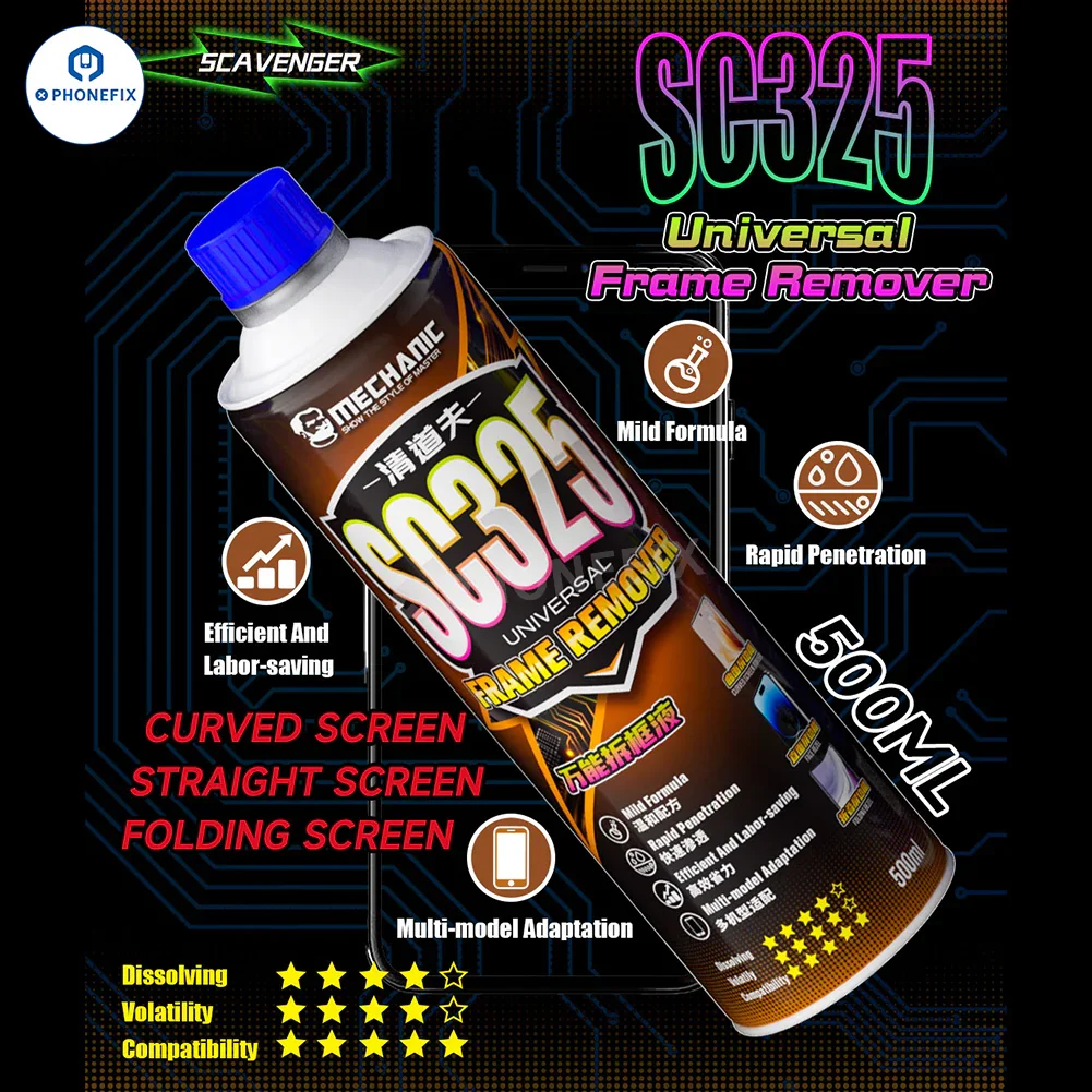 MECHANIC Quick-drying Electronic Cleaner Phone Frame Glue Remover - Image 6