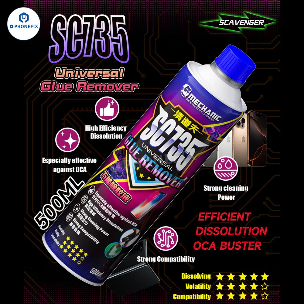 MECHANIC Quick-drying Electronic Cleaner Phone Frame Glue Remover - Image 7