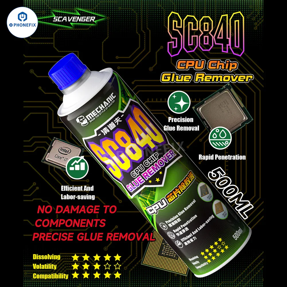 MECHANIC Quick-drying Electronic Cleaner Phone Frame Glue Remover - Image 8