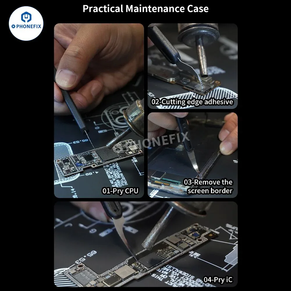 MECHANIC Quick Edge 7 Integrated Blade Set IC Prying Glue Removal - Image 2