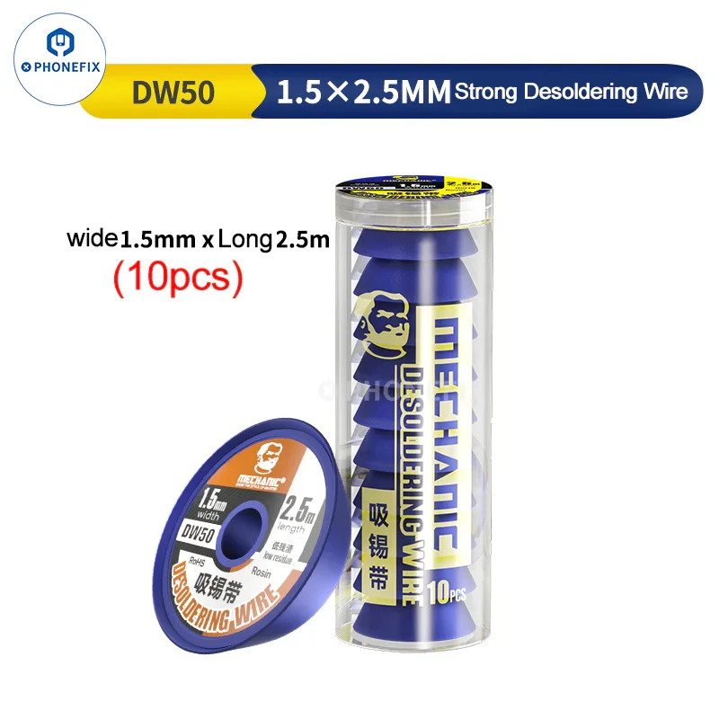 MECHANIC R300 DW50 Solder Wick Remover Desoldering Wire - Image 19