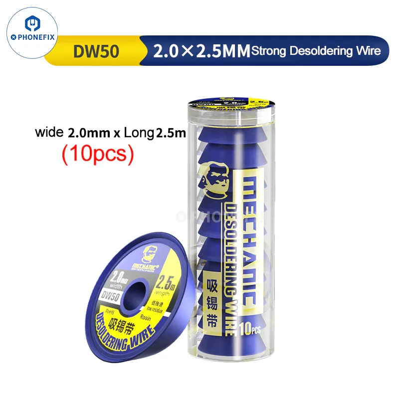 MECHANIC R300 DW50 Solder Wick Remover Desoldering Wire - Image 20