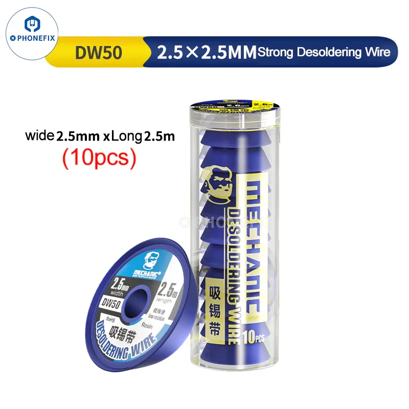 MECHANIC R300 DW50 Solder Wick Remover Desoldering Wire - Image 21