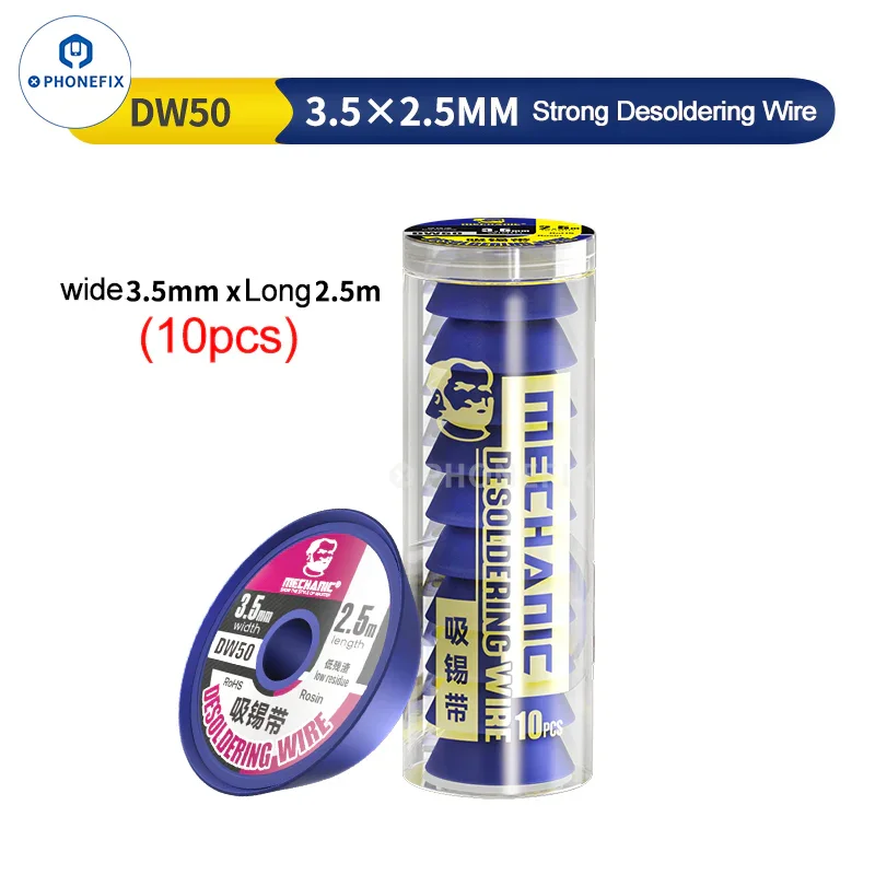 MECHANIC R300 DW50 Solder Wick Remover Desoldering Wire - Image 23