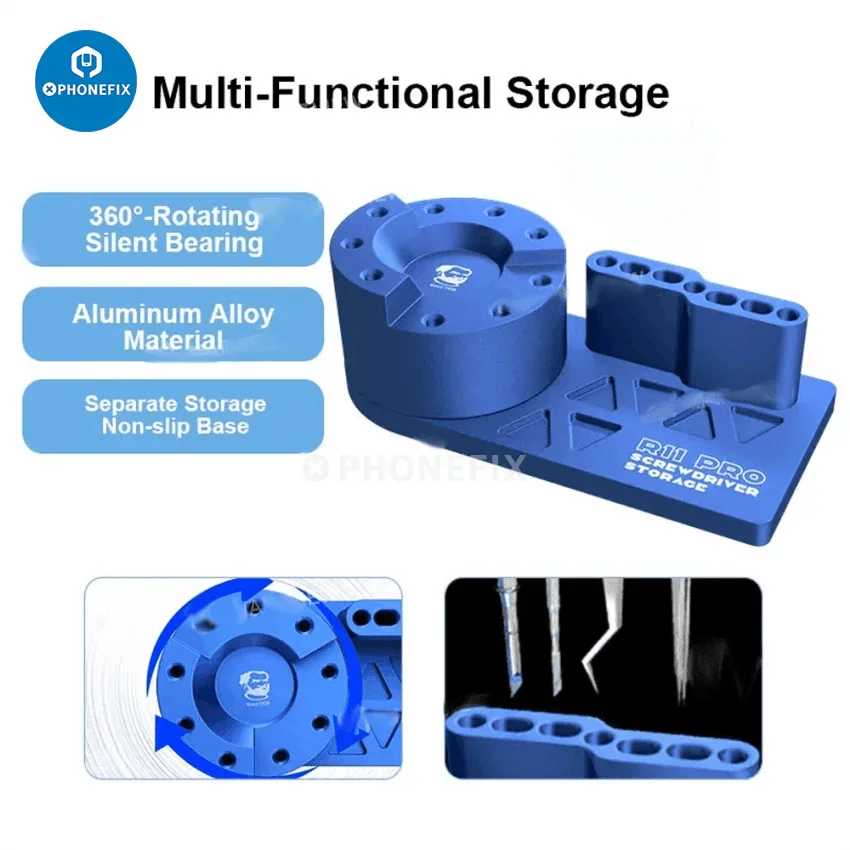 Mechanic R9 Pro Storage Box 360° Rotating Screwdriver Holder - Image 3