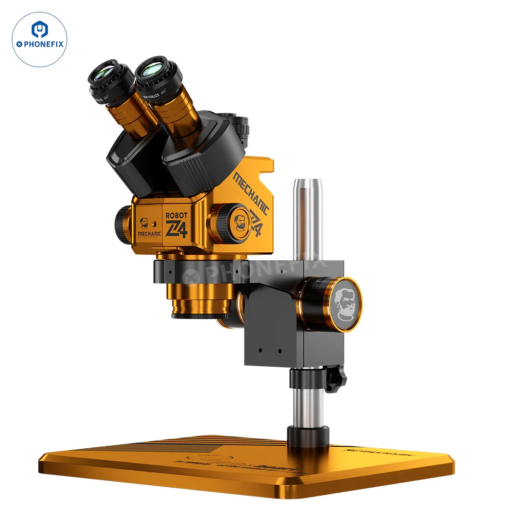 MECHANIC ROBOT Z4 6.5X-60X Trinocular Stereo Microscope - Image 10