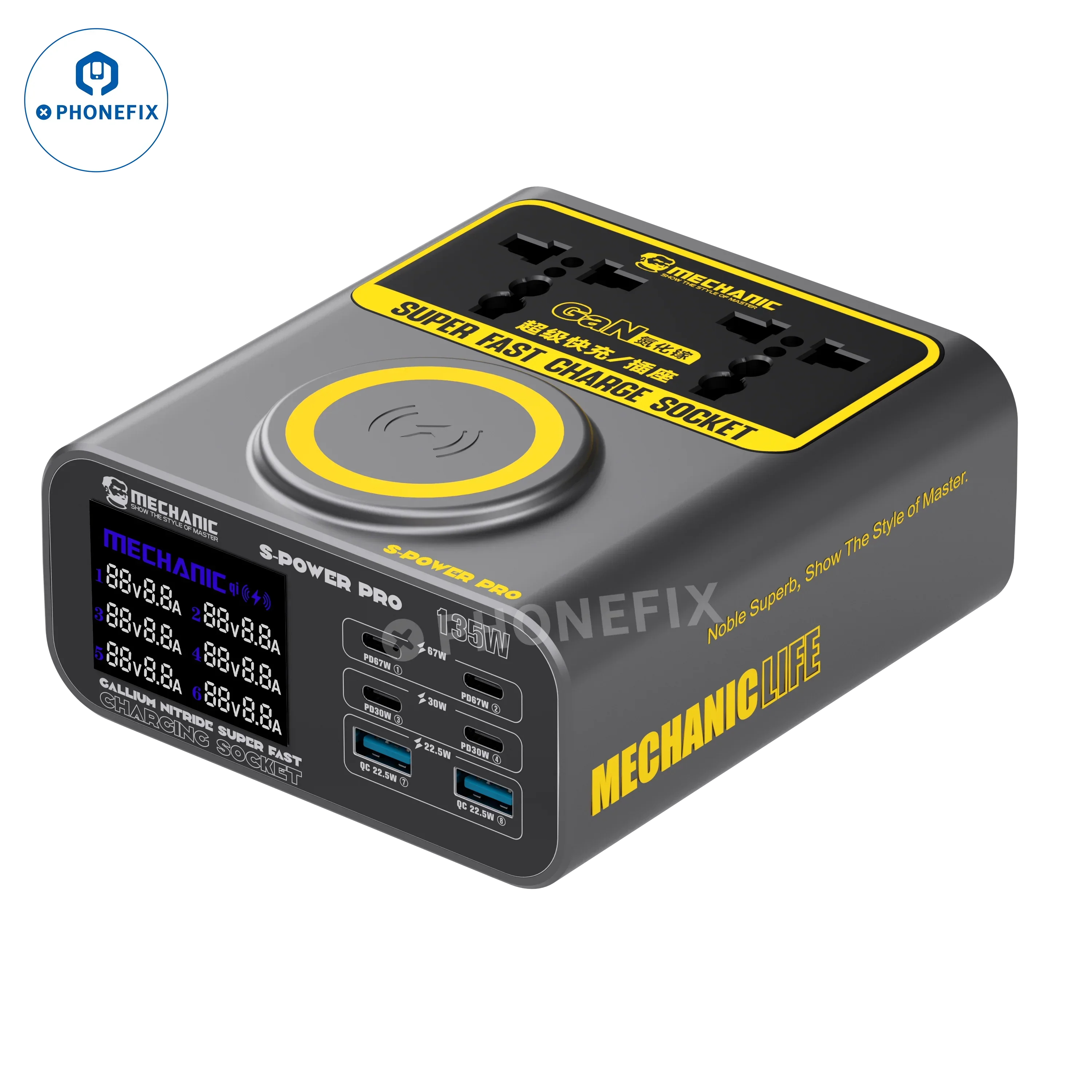 Mechanic S-POWER PRO Super Fast Charging Socket Wireless Charger - Image 10