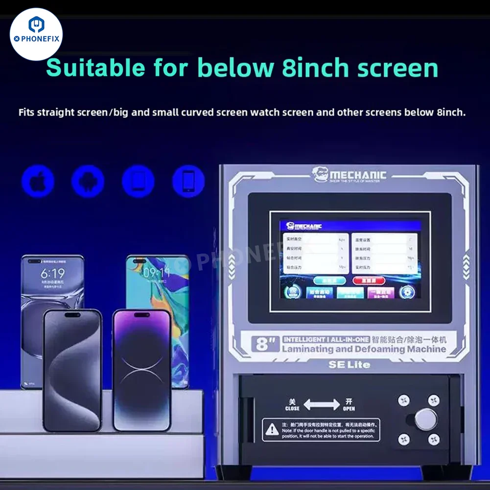 MECHANIC SE Lite 8-inch Screen Laminating Bubble Removal Machine - Image 2