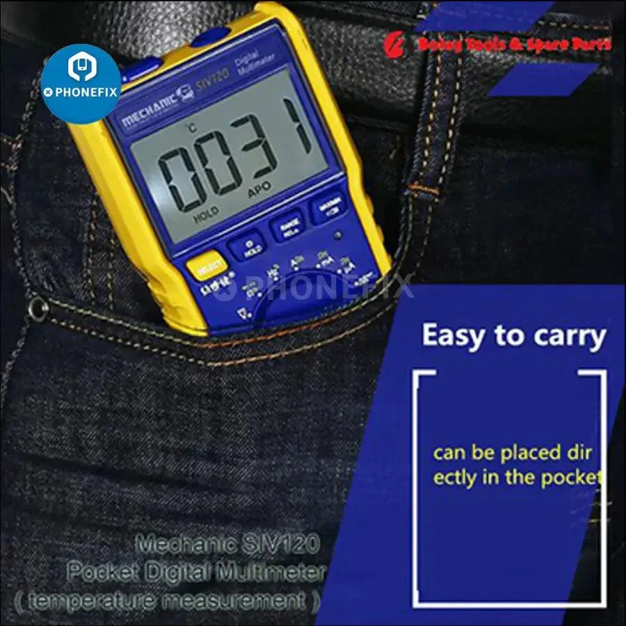 MECHANIC SIV120 Mini Portable Fully Automatic Multimeter - Image 5
