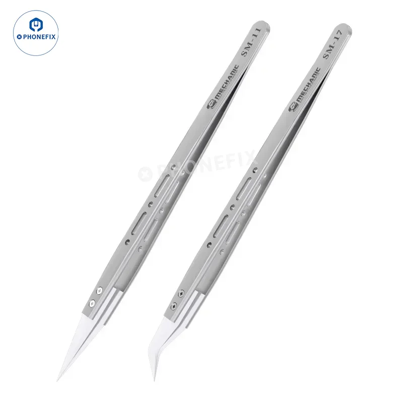 MECHANIC Flying Wire Ceramic Tweezers PCB Jumper Soldering - Image 2