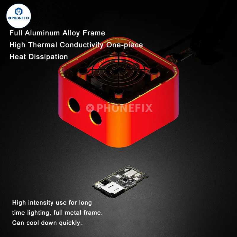 Mechanic Smoke Lamp Lighting Cooling Fan With Adjustable Bracket - Image 4