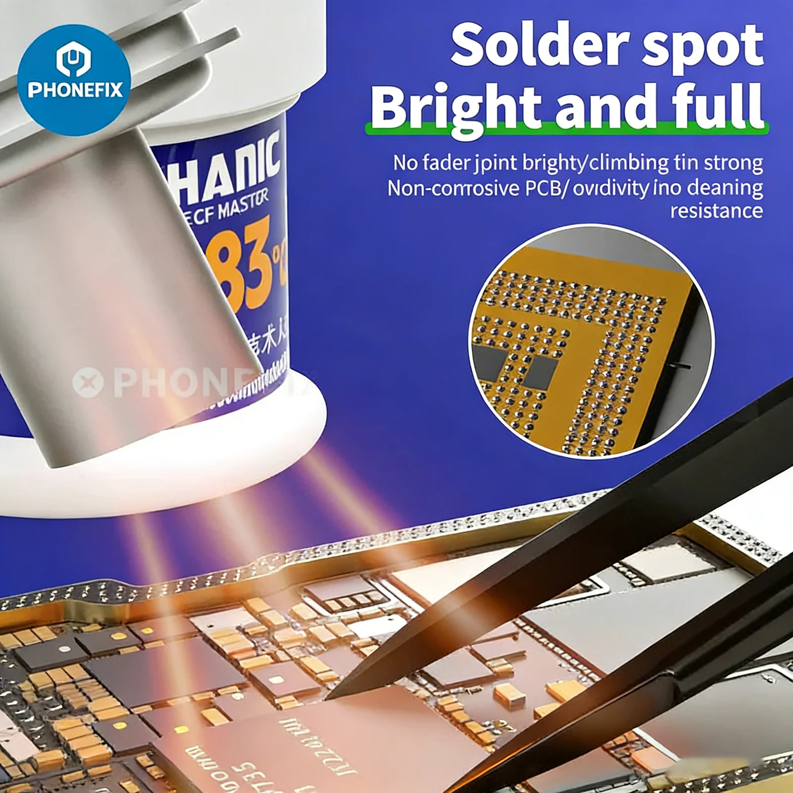 Mechanic Solder Paste CPU IC Motherboard Middle Layer Welding Flux - Image 2