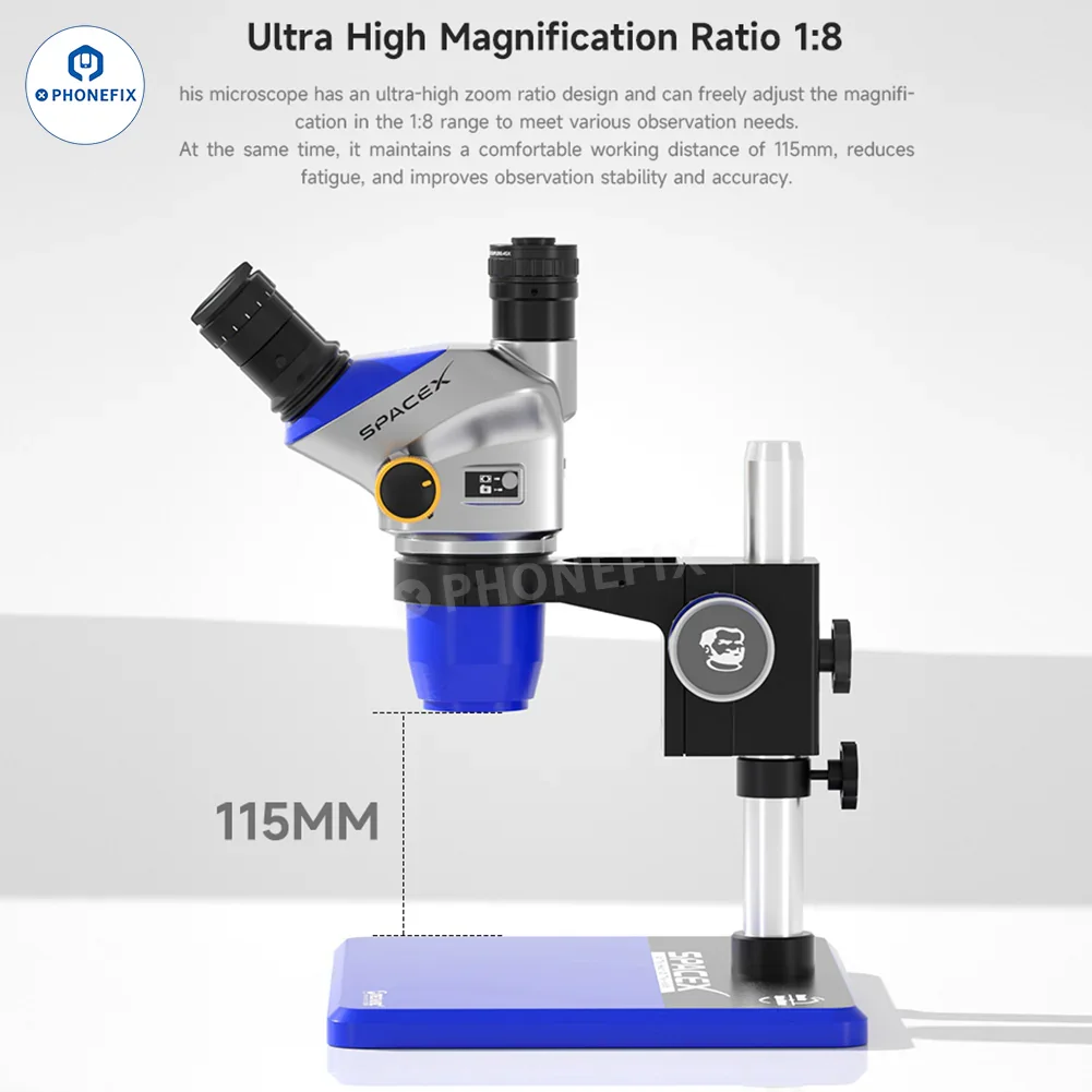 Mechanic Space X 6.5X-52X Trinocular Micro-Soldering Microscope - Image 9