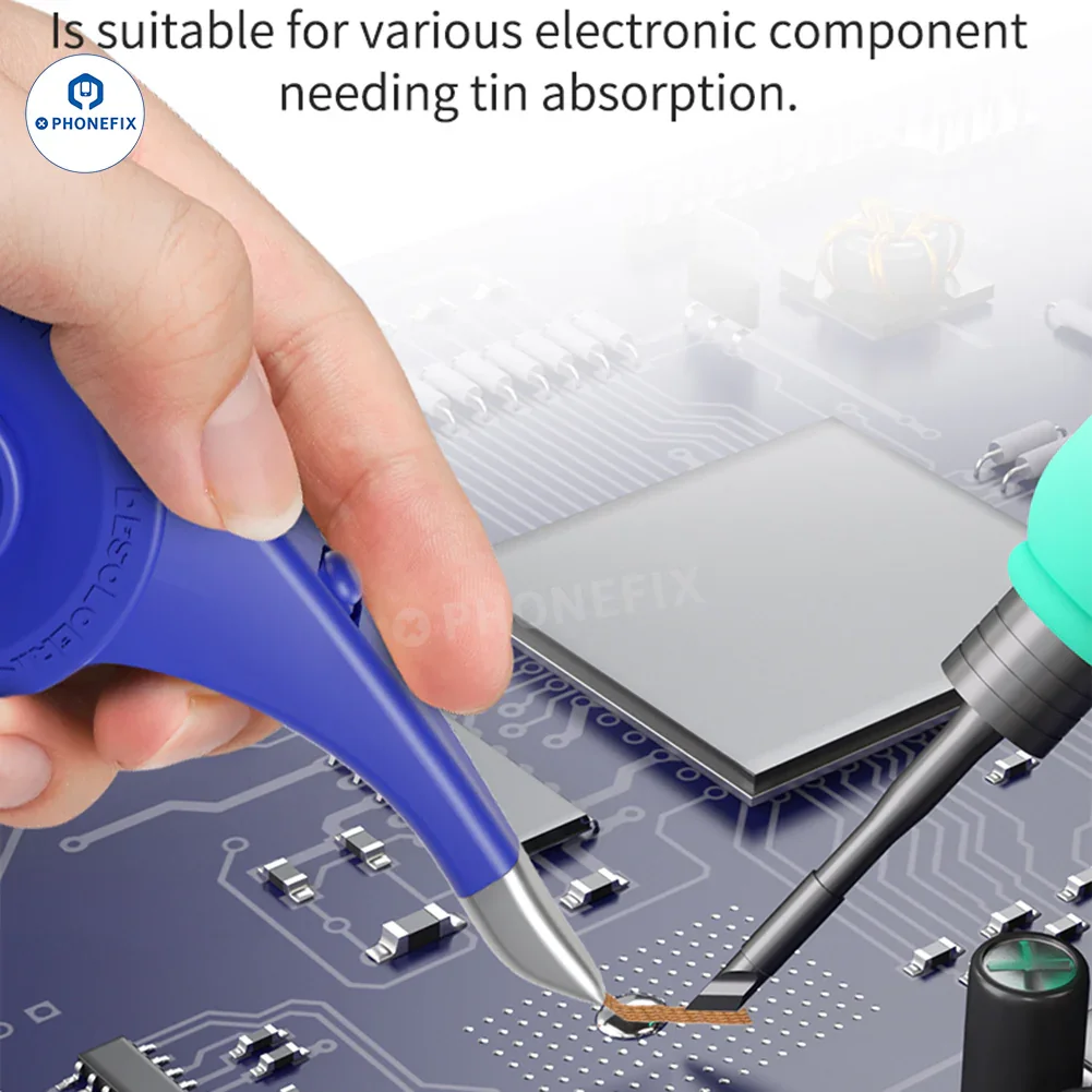 MECHANIC SR20 Desoldering Wire Anti-hot Dispenser Tin Suction Wick - Image 2
