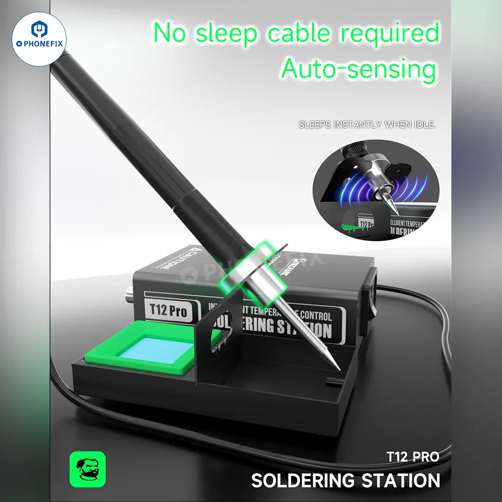 Mechanic T12 Pro Anti-Static Soldering Station With Iron Tip - Image 17