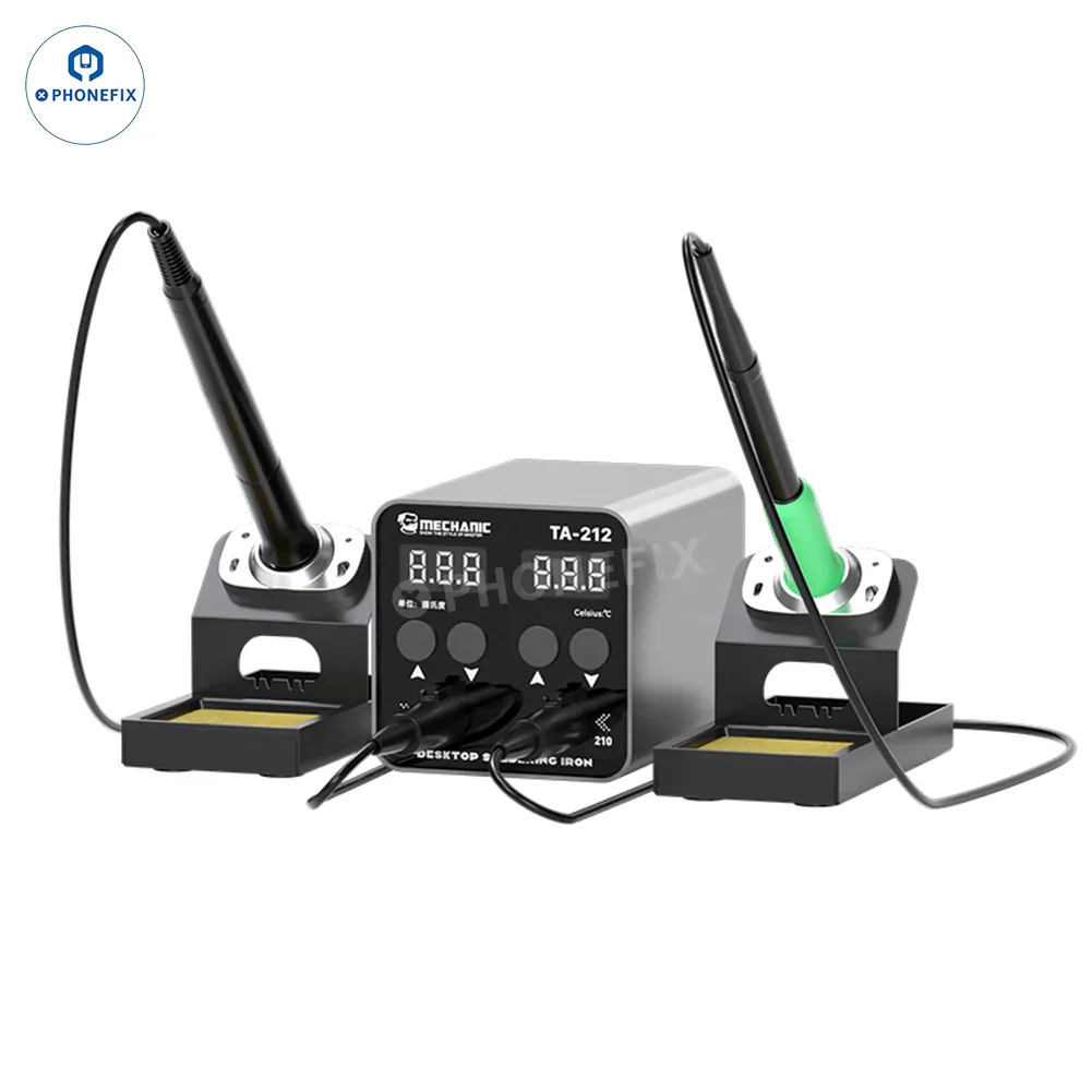MECHANIC TA-212 Dual Soldering Station with T12 T210 Handle - Image 9