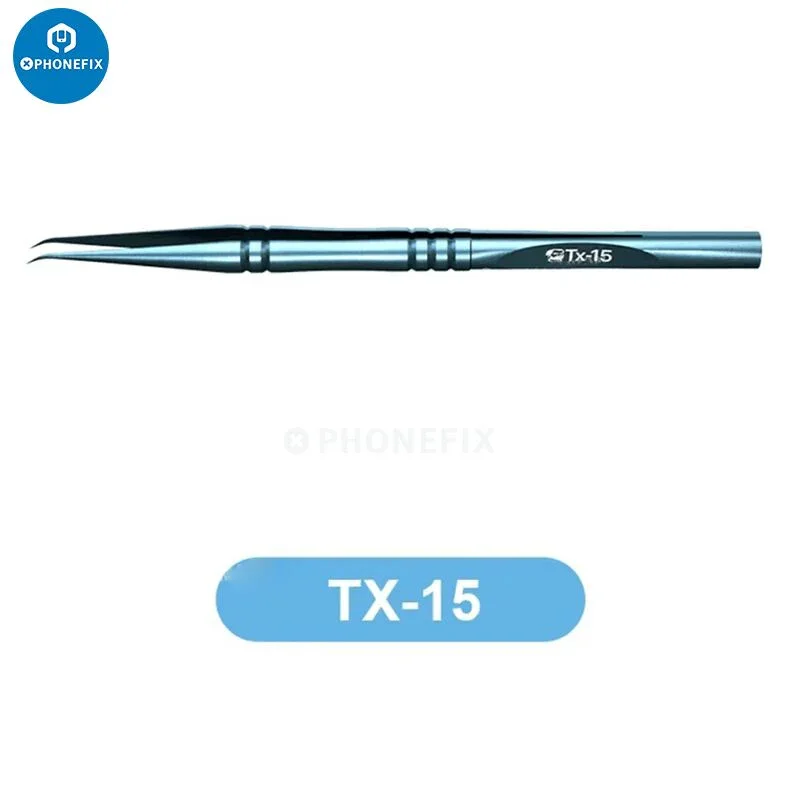Titanium Alloy Precision Tweezers iPhone Fingerprint Jump Wire Repair - Image 14