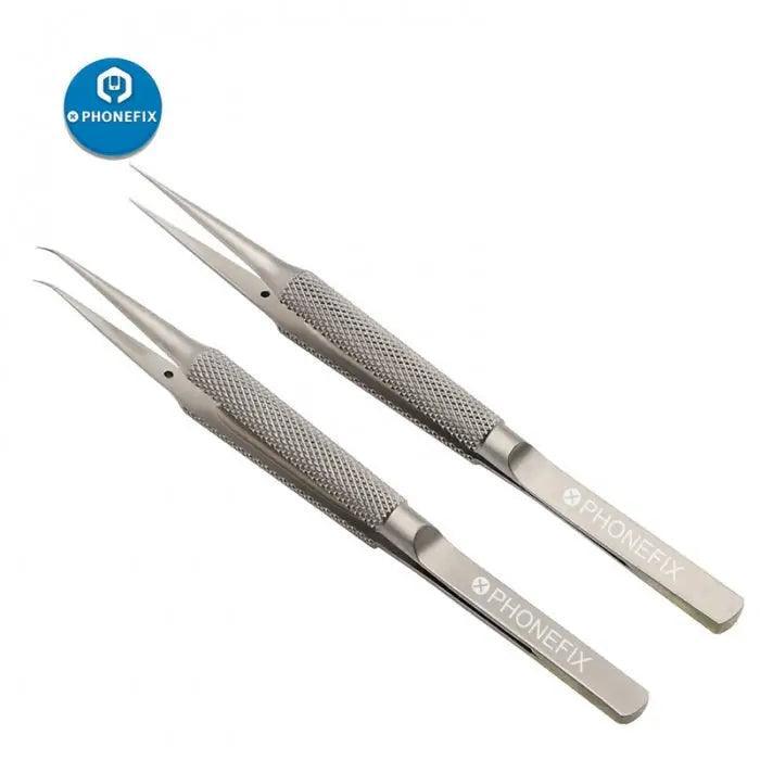 Titanium Alloy Precision Tweezers iPhone Fingerprint Jump Wire Repair - Image 3