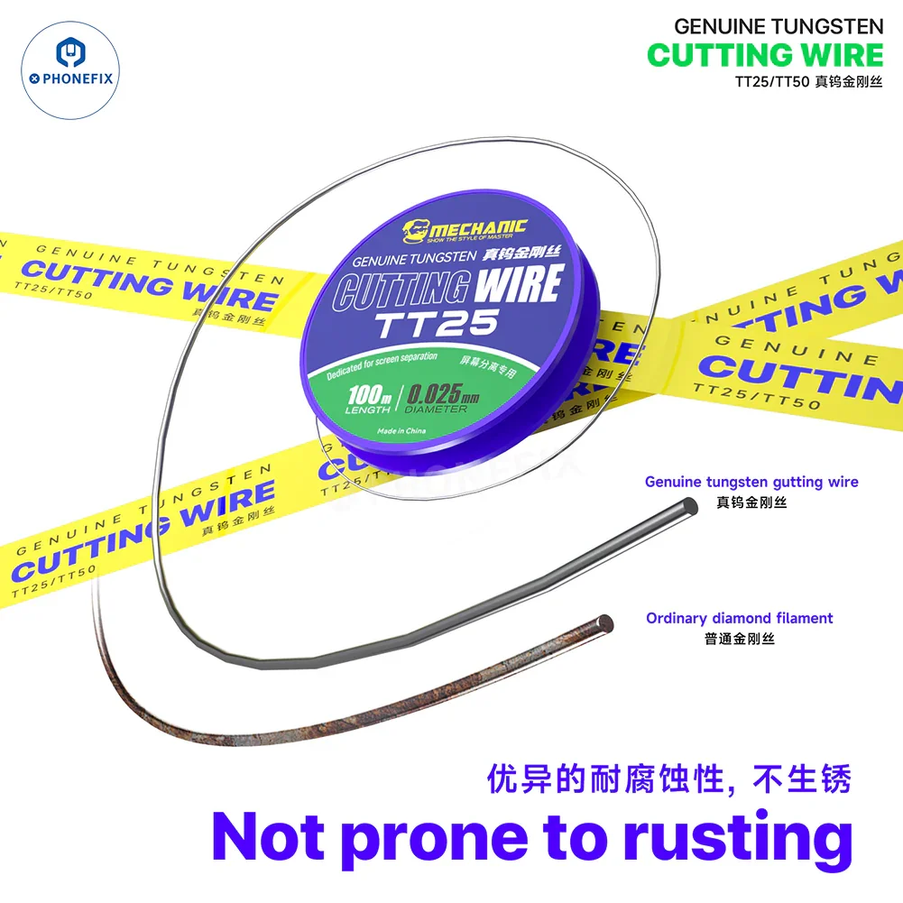 MECHANIC TT25 TT50 Tunsten Cutting Wire for Phone Screen Repair - Image 2