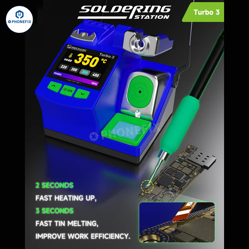 MECHANIC Turbo 3 150W Nano Soldering Station wtih C210 Tips - Image 4