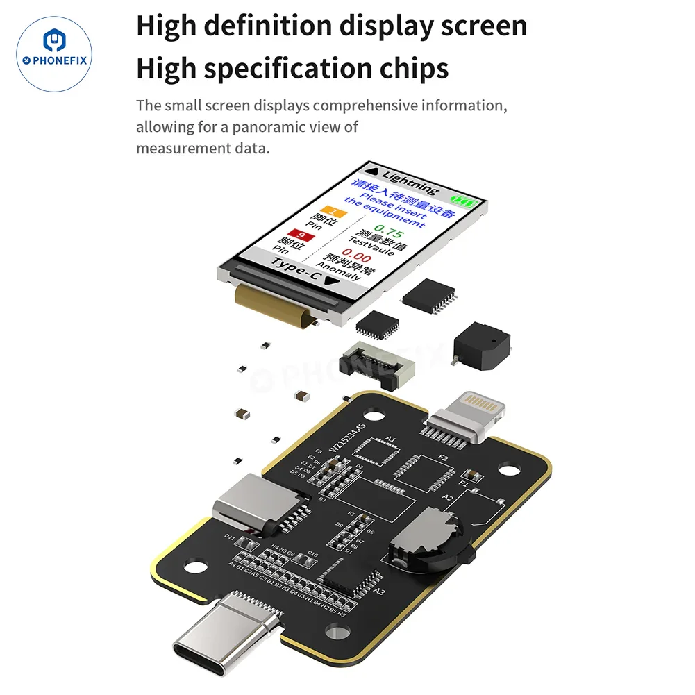 Mechanic Type-C Lightning Charging Port Detector Tail Plug Tester - Image 14