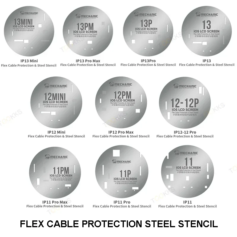 MECHANIC UFO BGA Reballing Stencil for iPhone Android IC Chip - Image 18