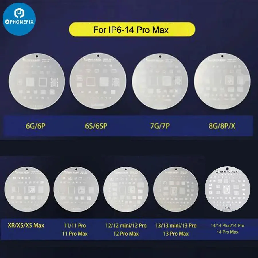 MECHANIC UFO BGA Reballing Stencil for iPhone Android IC Chip - Image 4
