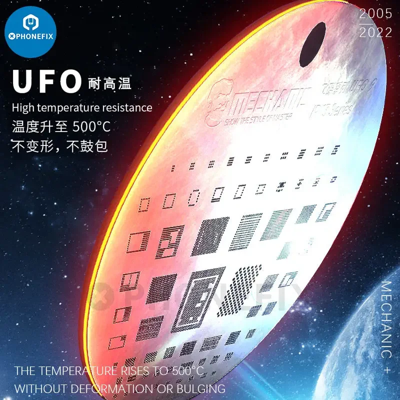MECHANIC UFO BGA Reballing Stencil for iPhone Android IC Chip - Image 7