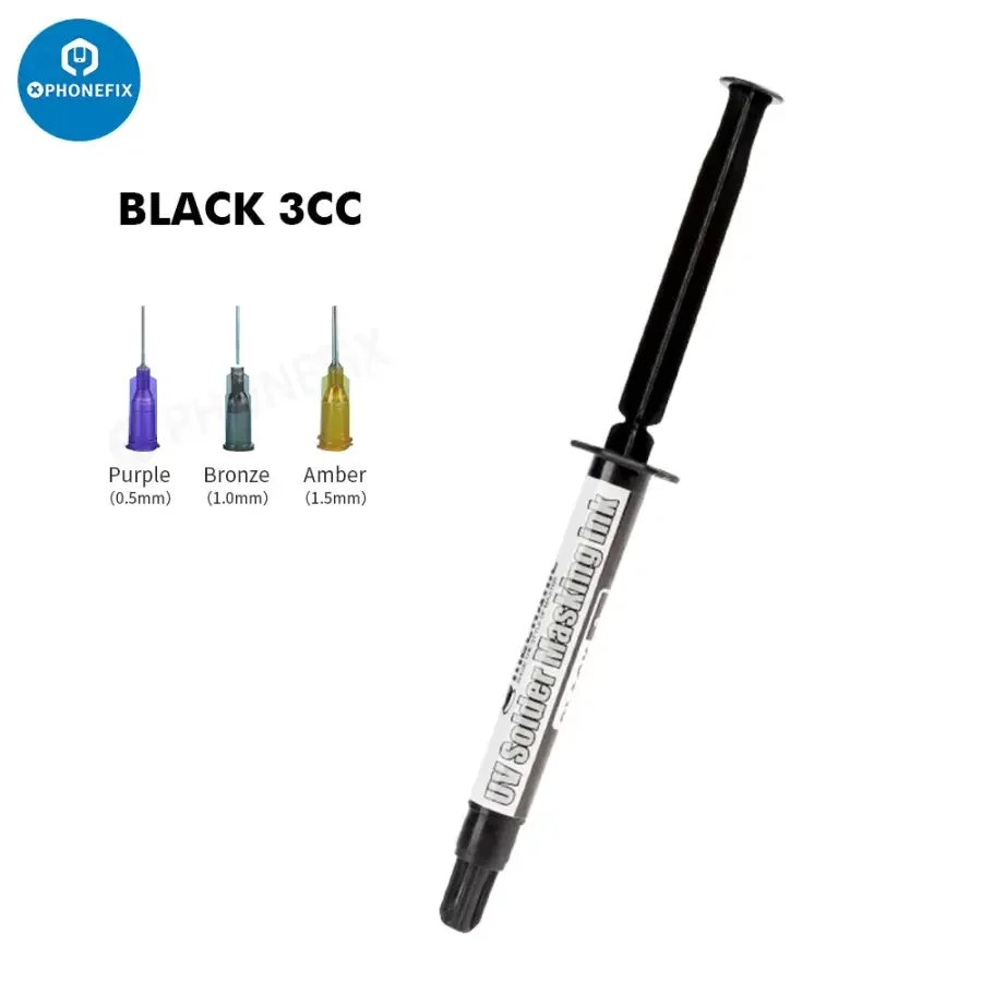 MECHANIC UV Light Curing BGA PCB Solder Mask Ink Black/Green - Image 8