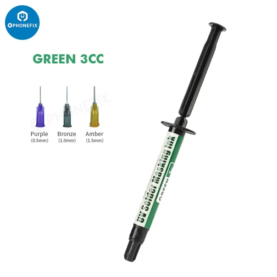 MECHANIC UV Light Curing BGA PCB Solder Mask Ink Black/Green - Image 9